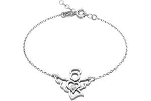 butterfly Filles Bracelet Argent 925 Ange Clair Longueur Réglable Emballage Cadeau Cadeaux de Bijoux Pour Enfants