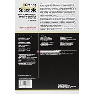 Il Grande dizionario di spagnolo. Dizionario spagnolo-italiano, italiano-spagnolo. Co