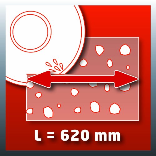 Einhell Radial-Fliesenschneidmaschine TE-TC 620 U (900 W, TischgrößŸe 610×325 mm, Turbo-Trennscheibe Ø 200 mm, für große Formate, Untergestell) - 9