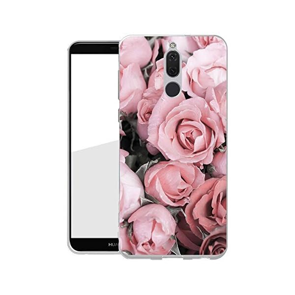 Finoo Hardcase Handyhülle für Dein Huawei Mate 10 Lite Made In Germany Hülle mit Motiv und Optimalen Schutz Tasche Case Cover Schutzhülle für Dein Huawei Mate 10 Lite - Blumen Full