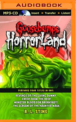 Goosebumps Horrorland Boxed Set #1: Revenge of the Living Dummy, Creep from the Deep, Monster Blood for Breakfast!, the Scream of the Haunted Mask