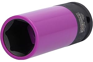 KS TOOLS Bussola per cerchioni in alluminio da 1/2", robusta, lunga, 23 mm