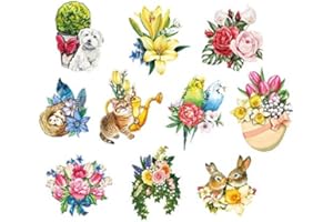 ‎IDEEN MIT HERZ Ideen mit Herz 3-D Motive, ausgestanzt, ca. 7-10 cm, 10 Stück im Beutel | Bilder zum Basteln & Dekorieren | Grußkarten selber machen | Bildmotive für Scrapbooking & DIY-Deko (Frühlingserwachen)