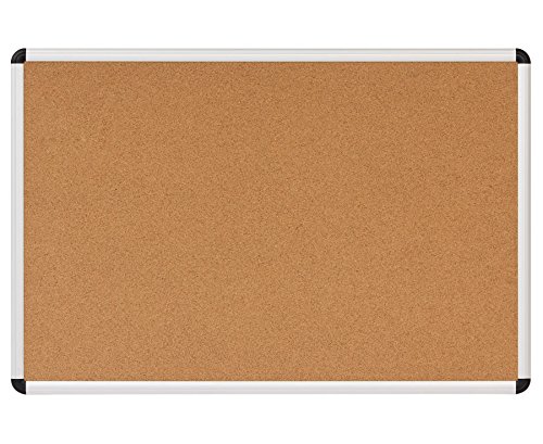 Preisvergleich Produktbild Betzold 73860 Korkboard 120 x 90 cm, mit Aluminium Rahmen