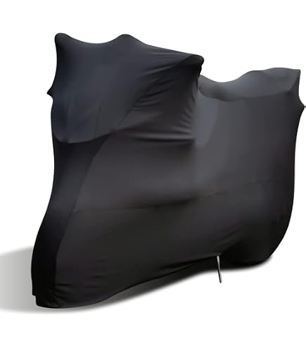 Housse De Protection Pour Moto - Intérieur - Tissu Respirant Et Élastique - Taille M-L - Noir