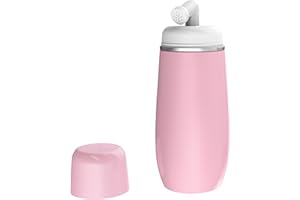 BbfStyle - Marque Française - Bidet Portable pour l'hygiène intime - Bidet de voyage - Avec Buse rétractable et Sac de rangement - 400 ml - Rose - Taharat - (Rose)
