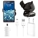 Produktbild Original Lanboo® 4 in1 KFZ Auto Lade Set weiss mit Micro USB Ladekabel Datenkabel + 220V Netzteil + KFZ Adapter Ladegerät + KFZ Auto Mini Halterung für Samsung Galaxy Note Edge SM-N915FY