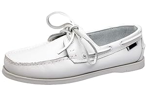 XFQ Men's Boat Shoes, Classic Deck Shoes Leather City Casual Shoes