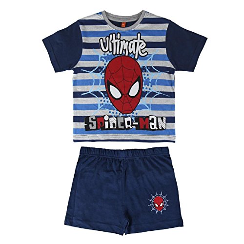 Spiderman Marvel - pijama manga corta 2 piezas 100% algodón (6 Años)