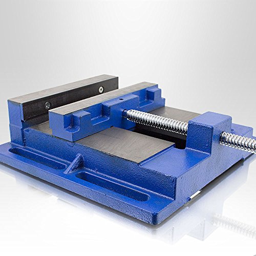 BITUXX® Universal Maschinenschraubstock 200mm Schraubstock Säulen Tisch Stand Bohrmaschine - 2