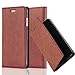 Produktbild Apple iPhone 6 / iPhone 6S Hülle in CAPPUCCINO BRAUN von Cadorabo - Handyhülle mit unsichtbarem Magnetverschluss Standfunktion und Kartenfach Case Cover Schutzhülle Etui Tasche Book Klapp Style in CAPPUCCINO BRAUN
