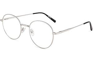 Pro Acme Blue Light Blocking Glasses - Women & Men Retro Round Computer Gaming Glasses - Light Anti Glare - Stylish Clear Lens