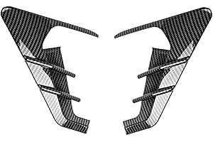 Car Side Camera Indicator Protection Cover, Riloer ABS Side Camera Indicator Protection Cover Modification Accessories for T-esla Model Y 2019-2022 Model 3 2021-2022, Carbon Fiber