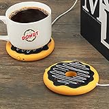 Material: ABS, andere Monbedos Donut USB Untersetzer USB Desktop Cup Warmer, Elektrische Getränkewärmer, Isolierplatte Kaffeewärmer Teetasse für Büro/Zuhause