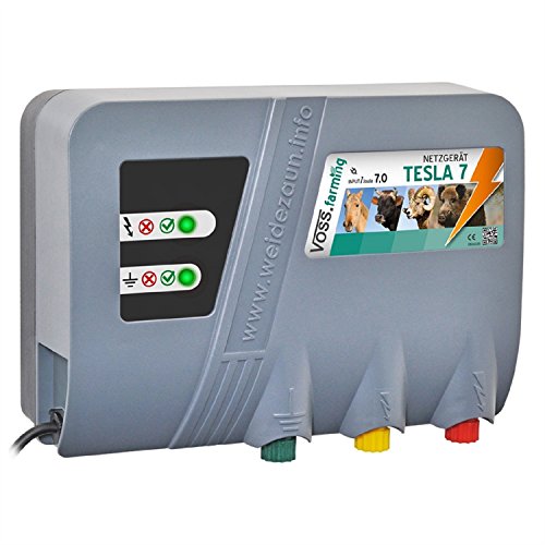 230V Elektrozaungerät, Weidegerät, Weidezaungerät, Tesla 7 – lange Zäune, starker Bewuchs - 2