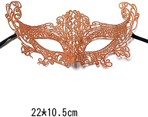 XGMSD Fashion Props Party Lace Halloween Fun Flirt Show Stage Sexy Mask Mask,A