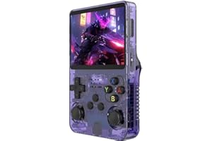 GENÉRICO TYLATEK R36S Consola Retro Portátil - 20.000 juegos Pantalla IPS 3.5" de Colores Vivos, 128GB, Miles de Juegos Clásicos, Sistema ArkOS, Batería 3500mAh, Compatible con PSP, PlayStation 1, N64
