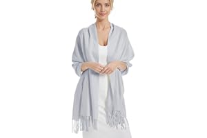 DiaryLook Ladies Scarf Women Pashmina Shawls Wraps Brides Bridesmaids Wedding Evening Dresses Solid Color