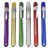 Color: enviado al azar Pinzhi® Penlight Médico LED Linterna de Bolsillo Luz Amarillo con Clip