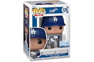 Funko POP! MLB Los Angeles Dodgers Shohei Ohtani vinylfigur, grå bort uniform, nummer 126, 10 cm