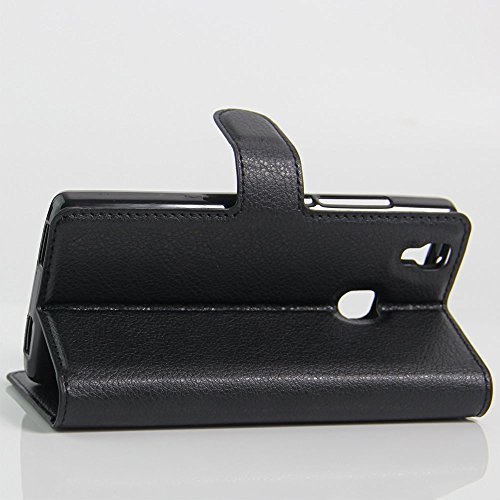 Honor 6X Hülle, IVSO Hohe Qualität Advanced Shock Absorption Technology Case Folio Tasche Cover für Huawei Honor 6X Smartphone, Schwarz (Für Honor 6X, Schwarz) - 4