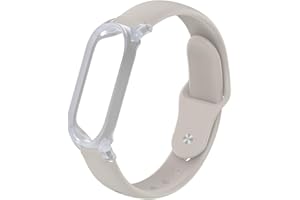 TUDIA PC-Hülle mit verstellbarem Silikonarmband für PLAUD NotePin AI Voice Recorder [5,6"–8,5" Handgelenke] Leicht bequem tragbar und sicherer Sitz - Sand