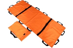 GLJY Klappbare Rettungs-Transporttrage, weicher Segeltuch Wasserdichter Sicherheitsgurt für Heimsportstätten Krankenwagen 822