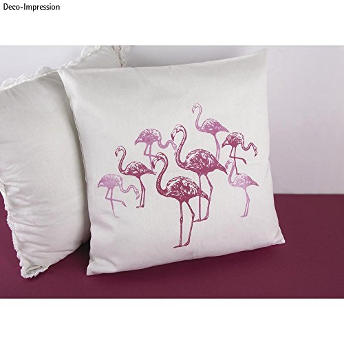 RAYHER 45086000 Schablone Flamingo, DIN A5, 1 Schablone Plus1 Rakel im, Div. Materialien, Blau, 26 x 16 x 0.1 cm - 2