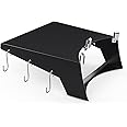 onlyfire BBQ Side Table, Grill Table Shelf for 57cm Weber Master-Touch & Kettle Charcoal Grill, Weber Kettle Grill accessories