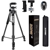 Zomei Zm-1200 Kamera Tripodu Cep Telefonu Tutuculu + Uzaktan Kumanda Profesyonel Telefon Tutucu Taşınabilir Tripod, Al&uuml;minyum