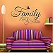 Produktbild Unsere Familie Love & Forever Wandaufkleber Warme Liebe Wanddekoration Modernes Nordisches Design Für Wohnzimmer Schlafzimmer Home Decoration