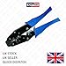 Kafton Ratchet Crimp Tool for Twin Cord End 0.5 to 16 sq.mm