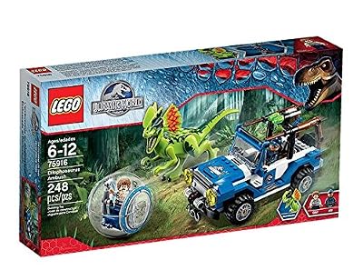LEGO - 75916 - Jurassic World - Jeu de Construction - L'Embuscade du Dilophosaure