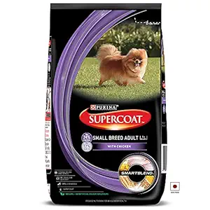 PURINA SUPERCOAT Adult Small Breed Dry Dog Food, Chicken, 3 kg