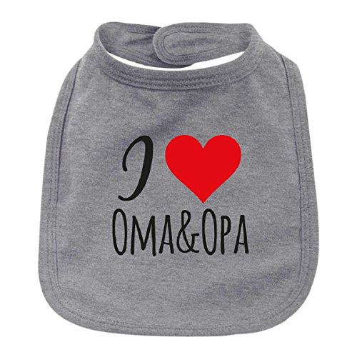 Mikalino Baby Lätzchen I love Oma & Opa