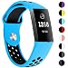 Produktbild KIMILAR Armbänder Kompatibel mit Fitbit Charge 3 Armband, Zweifarbigen Silikon Ersatz-Armbänder Verstellbare Sport Bracelet Band Wristband für Fitbit Charge 3 & Special Edition Fitness-Tracker