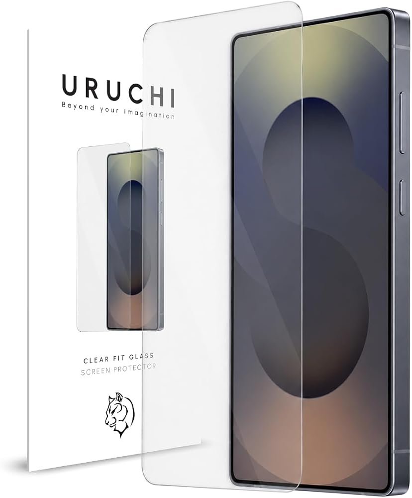 URUCHI Cam Ekran Koruyucu HD Görüntü Tamperli Cam, Darbeye Dayanıklı Dinamik Çerçeve Uyumlu, Kılıf Dostu(Çerçeve yok) (URUCHIIPHONECLEARGLASS, Samsung A37 / A57)