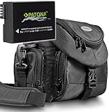 KIT Mantona Premium System Tasche schwarz + PATONA PREMIUM SERIES Akku f&uuml;r CANON LP-E8 f&uuml;r CANON EOS 550D 600D 650D 700D