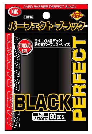 Preisvergleich Produktbild KMC Standard Sleeves - Perfect Black Sleves (80) (64x89mm)