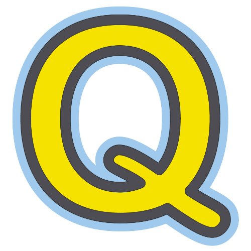 Bebemon Capital Letter Q (Yellow)