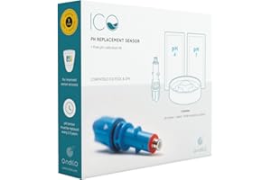 Ondilo Capteur pH pour ICO Pool et Spa - Sonde pH Bleue avec Solution de Calibration et de Régénération - Compatible ICO Pool et ICO Spa – Facilement Remplaçable