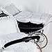Clair de Lune Broderie Anglaise Standard Pram Set, White