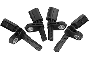 AUTO OCCASION Front Rear ABS Wheel Speed Sensor Left and Right 4PCS Compatible with-Audi for Porsche for Golf for Jetta for Passat Replace1K0927807 1K0927808 7H0927803