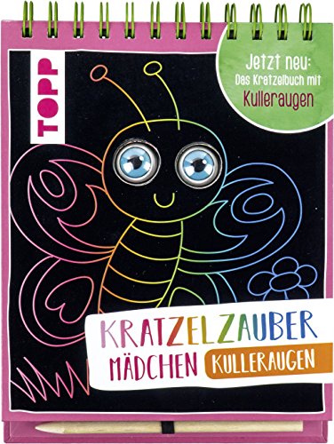 Preisvergleich Produktbild Kratzelzauber Kulleraugen für Mädchen: Jetzt neu: Das Kratzelbuch mit Kulleraugen. Mit beweglichen Kulleraugen, Kratzstift und 20 Skizzenseiten