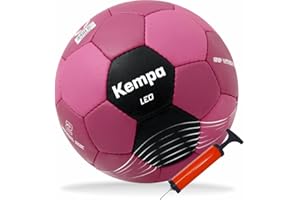 KEMPA-STORE Kempa Handball Training Bordeaux rot/pink schwarz + Ballpumpe