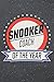 Produktbild Snooker Coach Of The Year: Snooker Notebook, Planner or Journal | Size 6 x 9 | 110 Lined Pages | Office Equipment, Supplies |Funny Snooker Gift Idea for Christmas or Birthday
