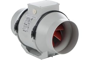 Vortice Rohrventilator LINEO 100 bis zu 270 m³/h IPX4, [Ausführung]:100 Q V0