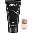 MIESCHER Blackhead Removal Mask Peel Off Facial Black Mask, Purifying Bamboo Charcoal Face Nose Mask, Removes Blackheads Acne, Deep Pore Cleansing, Skin Brightening for All Skin Types of Men and Women