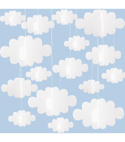 Decorazioni Cameretta Cuore Del Cielo A Forma Di Dalla Nuvola Immagine Stock - Immagine Di Nuvolette Decorative - 2