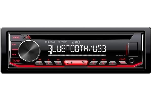 JVC KD-T702BT Autoradio CD/USB/Bluetooth Noir